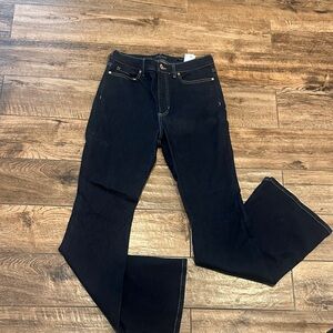 👖 Banana Republic High-Rise Flare Jeans – Size 29 / 31” Inseam – Dark Wash NWOT